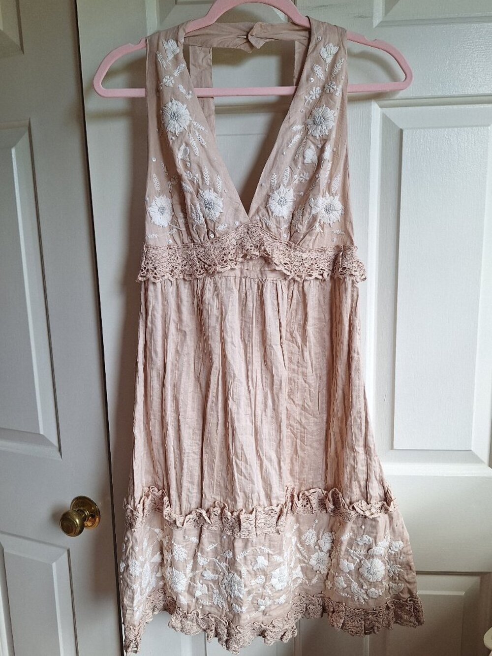 Anthropologie Florabella Halter Dress M NWT